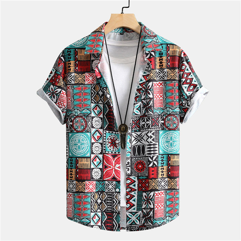 3D Personalisiertes Druck T-Shirt Sommer Lose Kurzarm Revers Shirt Lässige Streetwear Kleidung Für Männer