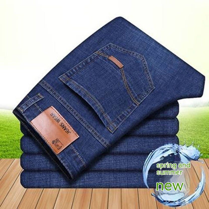 Elastische Herren Straight Tube Loose Casual Jeans