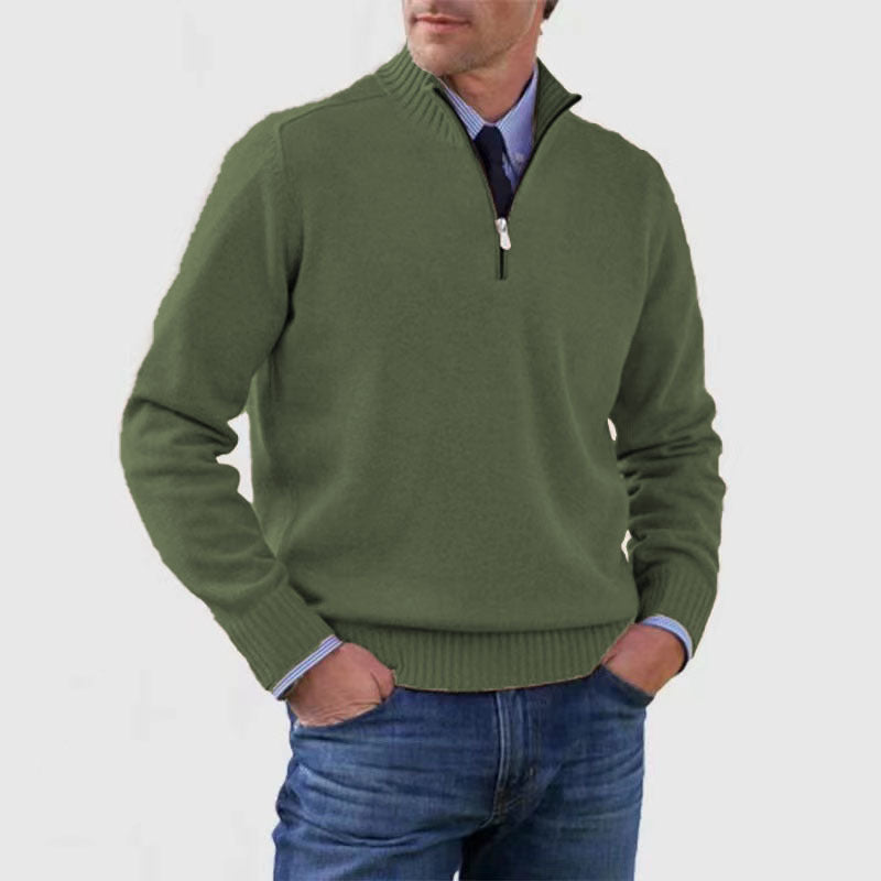 Men's Plus Size Knitwear Zipper - ARCHSHOPE