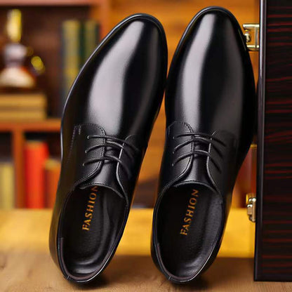 Chaussures en cuir décontractées pour hommes, style business et formel