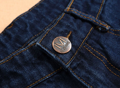 Jeans droits coréens pour hommes, pantalons en denim pour hommes