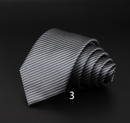 Men's Striped British Gentleman Polyester Fiber Tie - ARCHSHOPE