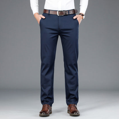 Pantalons décontractés amples pour hommes d'âge moyen