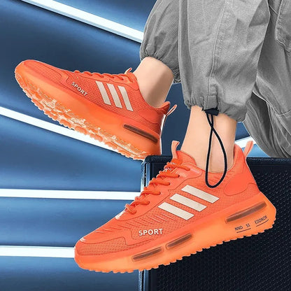 Air Cushion Sportschuhe Herren Schnürschuhe Sport Sneakers Outdoor Atmungsaktive Freizeitschuhe Walking