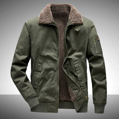 Veste homme automne et hiver doublée polaire veste salopette rembourrée