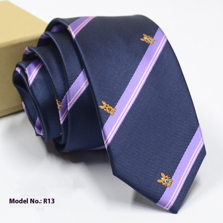 Fashion Exquisite Jacquard Tie Wedding Groom - ARCHSHOPE