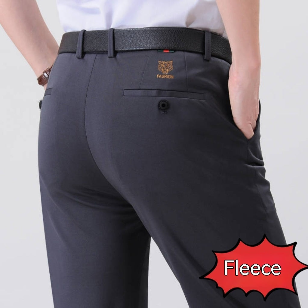 Dünne Leggings aus Eisseide und dicke Business-Hose mit Anti-Falten-Effekt