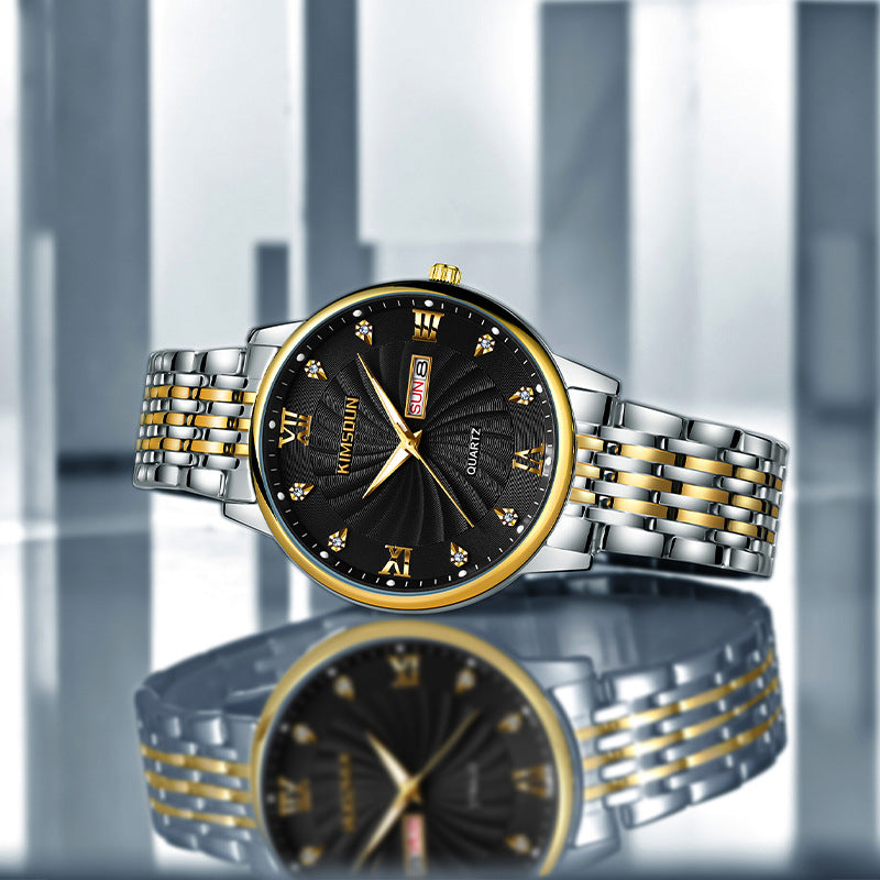 Calendar Waterproof Quartz Watch For Men - ARCHSHOPE