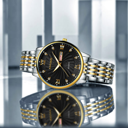 Calendar Waterproof Quartz Watch For Men - ARCHSHOPE