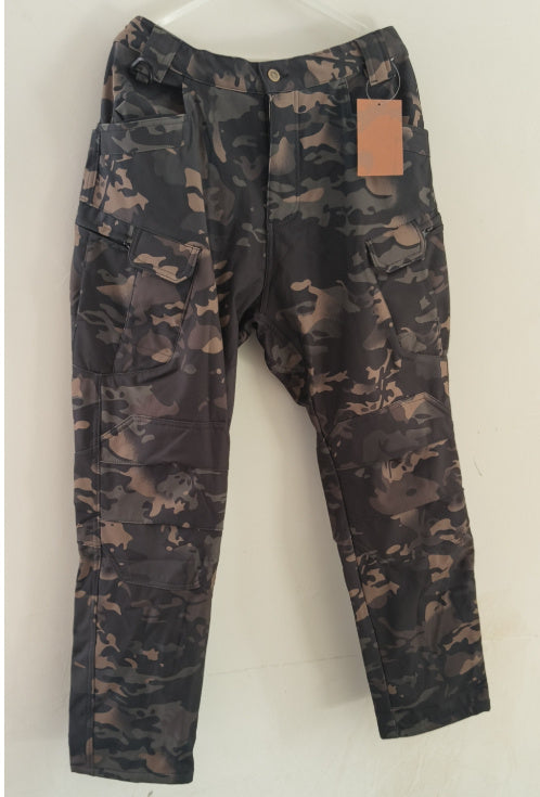 Winter Tactical Pants Men's Fleece-lined Waterproof Shark Skin Soft Shell Tactical Pants - ARCHSHOPE