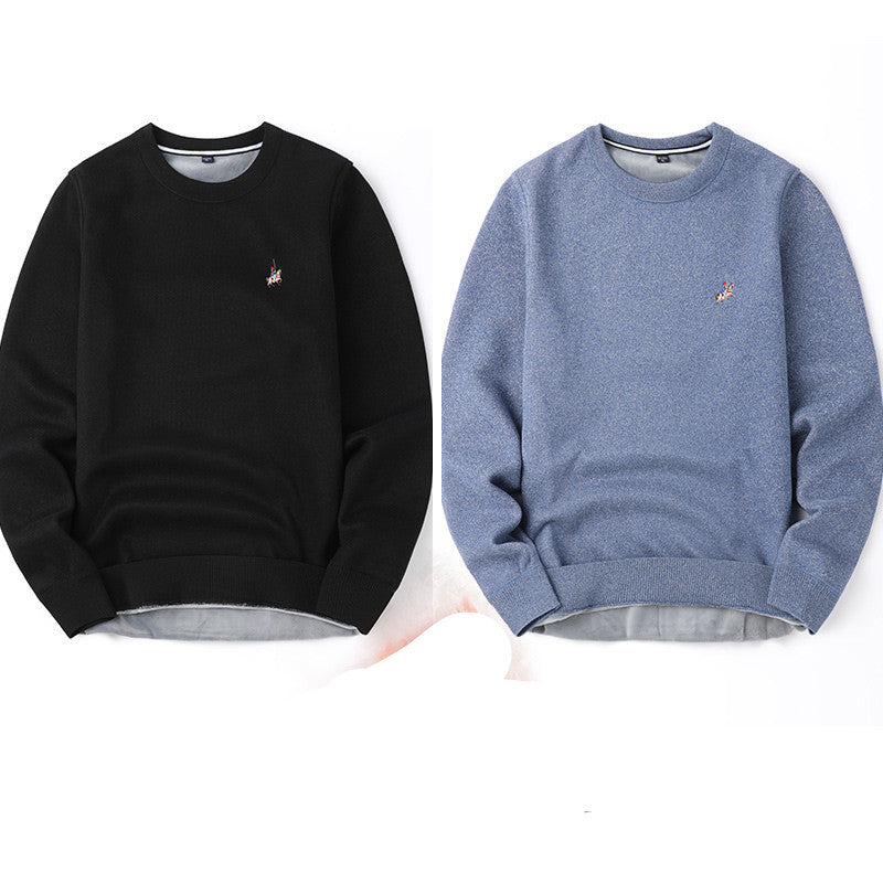 Pull Homme Automne Hiver Plus Velours Épaississant Base