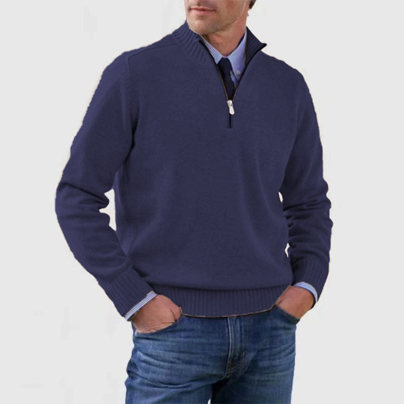 Men's Plus Size Knitwear Zipper - ARCHSHOPE
