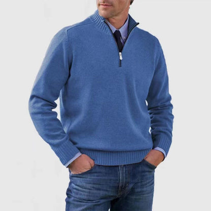 Men's Plus Size Knitwear Zipper - ARCHSHOPE