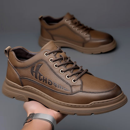 Herren Lederschuhe Leder Atmungsaktiv Business Weiche Sohle