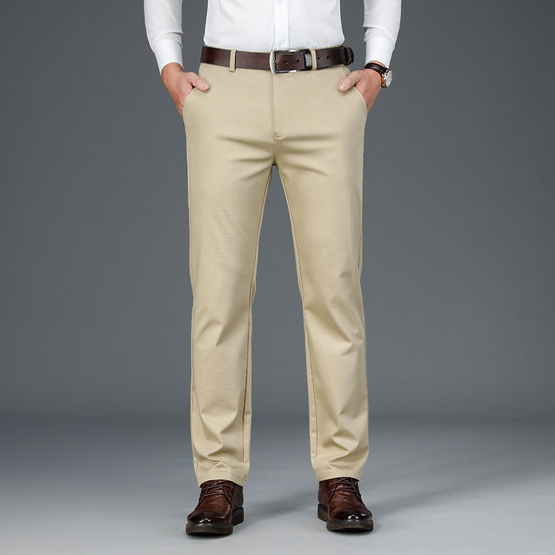 Pantalons décontractés amples pour hommes d'âge moyen