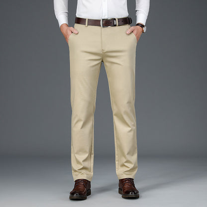 Pantalons décontractés amples pour hommes d'âge moyen