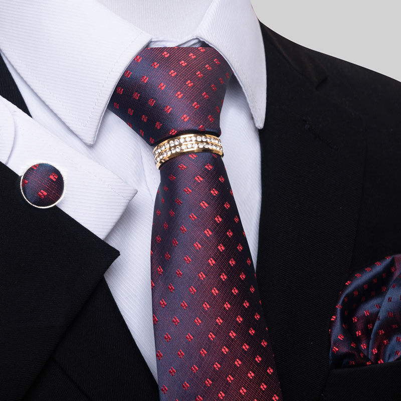 Multi Colored Striped Floral Mens Tie - ARCHSHOPE