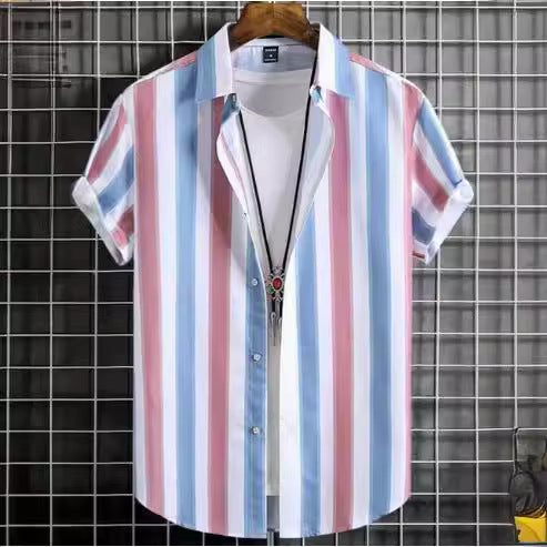 T-shirt décontracté à manches courtes et impression numérique 3D grande taille