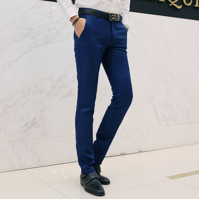 Casual business hosen männer Koreanische slim-fit casual hosen