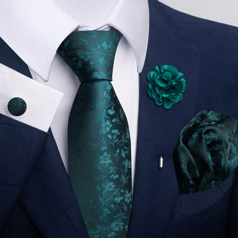 Men's Tie Suit Pocket Square Combo 8 - ARCHSHOPE