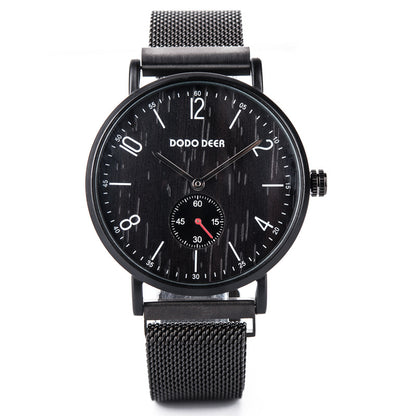 Wooden Dial Fashion Dimple Men And Women Watches - ARCHSHOPE