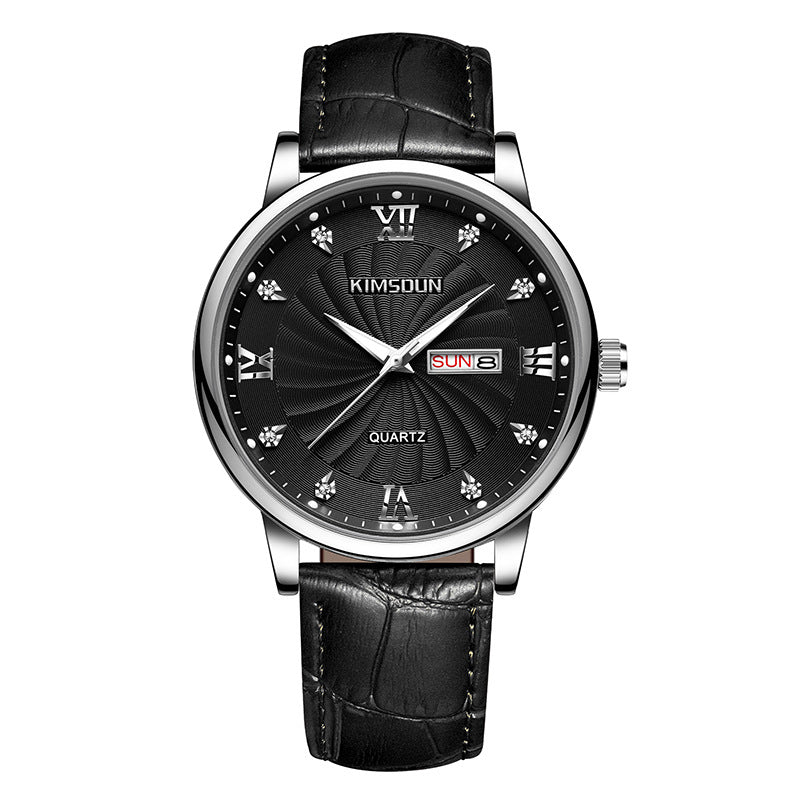 Calendar Waterproof Quartz Watch For Men - ARCHSHOPE