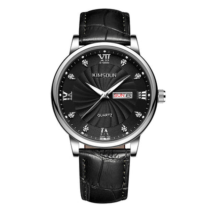Calendar Waterproof Quartz Watch For Men - ARCHSHOPE