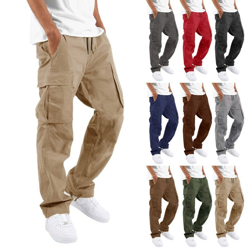 Trade Drawstring Multi-pocket Casual Trousers - ARCHSHOPE