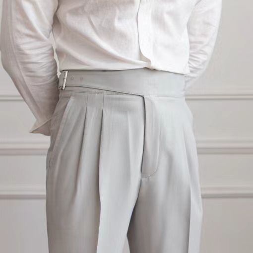 Men's Belt Skinny Casual Suit Pants - ARCHSHOPE