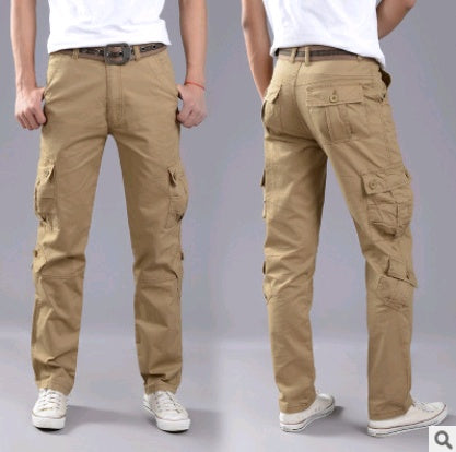 Herren Multi-Pocket-Overalls Militärhosen Freizeithosen Sport Outdoor Herrenbekleidung