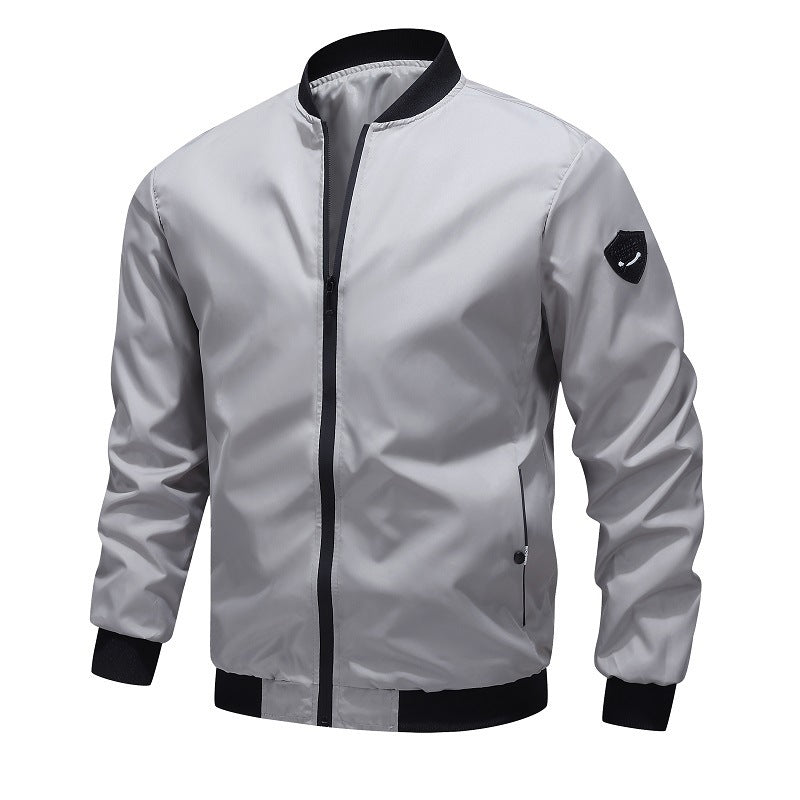 Spring And Autumn Casual Solid Color Men's Coat - ARCHSHOPE