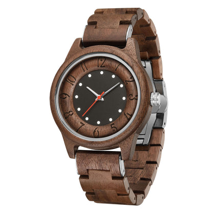 One Piece Wooden Fashionable Quartz Watch - ARCHSHOPE