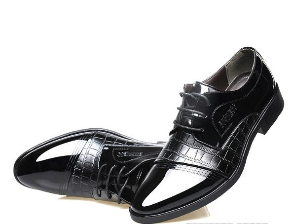 Muster herbst männer spitzen business kleid schuhe leder herren schuhe einzelnen schuhe schuhe männer