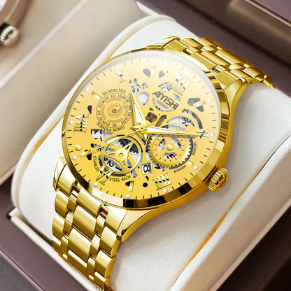 Men's Automatic Non-mechanical Men's Watch Stainless Steel Waterproof - ARCHSHOPE