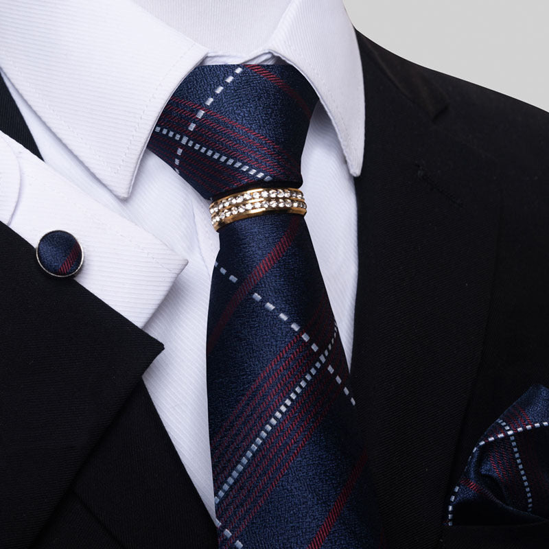 Multi Colored Striped Floral Mens Tie - ARCHSHOPE