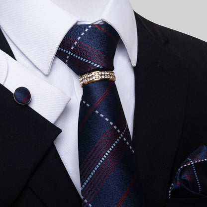 Multi Colored Striped Floral Mens Tie - ARCHSHOPE