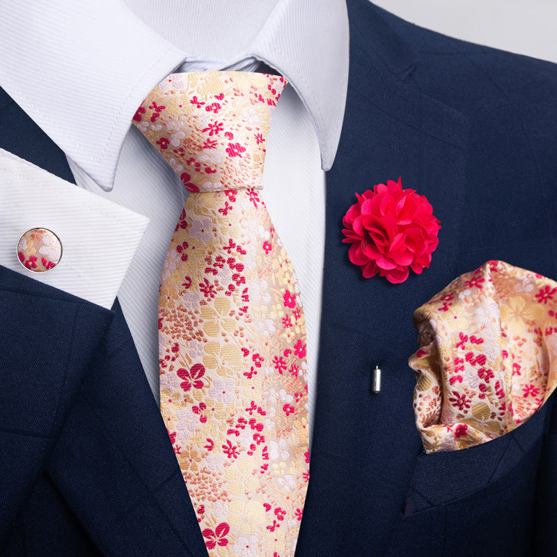 Men's Tie Suit Pocket Square Combo 8 - ARCHSHOPE