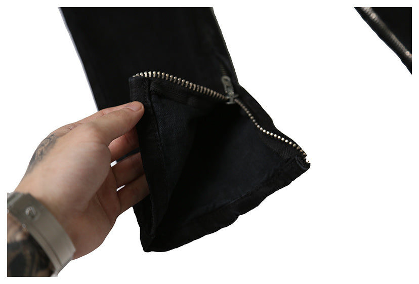 Jean noir extensible