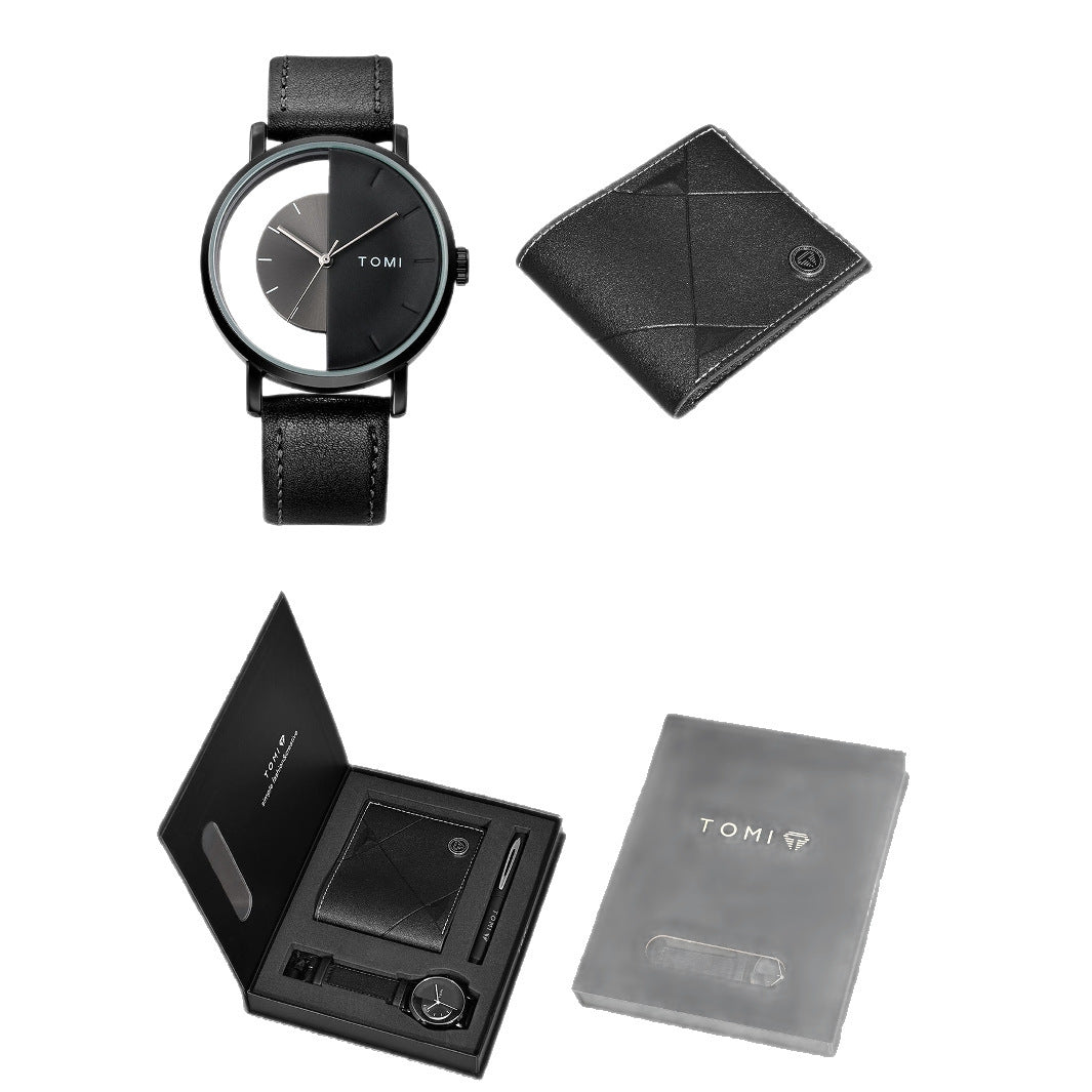 Quartz Watch Mens Business Gift Set Box - ARCHSHOPE