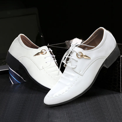 Formale Herren Abendschuhe Echtes Leder Schwarz Luxus Hochzeit Schuhe Männer Wohnungen Büro Oxfords