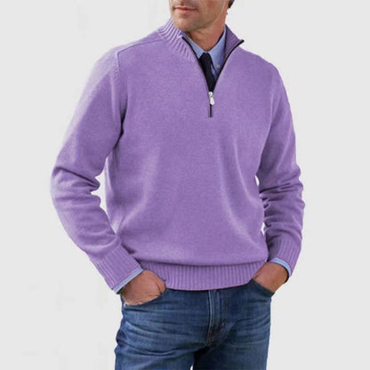 Men's Plus Size Knitwear Zipper - ARCHSHOPE