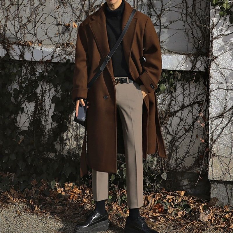 Trench-coat mi-long