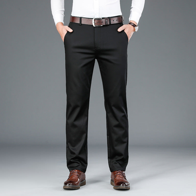 Pantalons décontractés amples pour hommes d'âge moyen