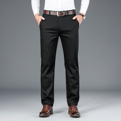 Pantalons décontractés amples pour hommes d'âge moyen