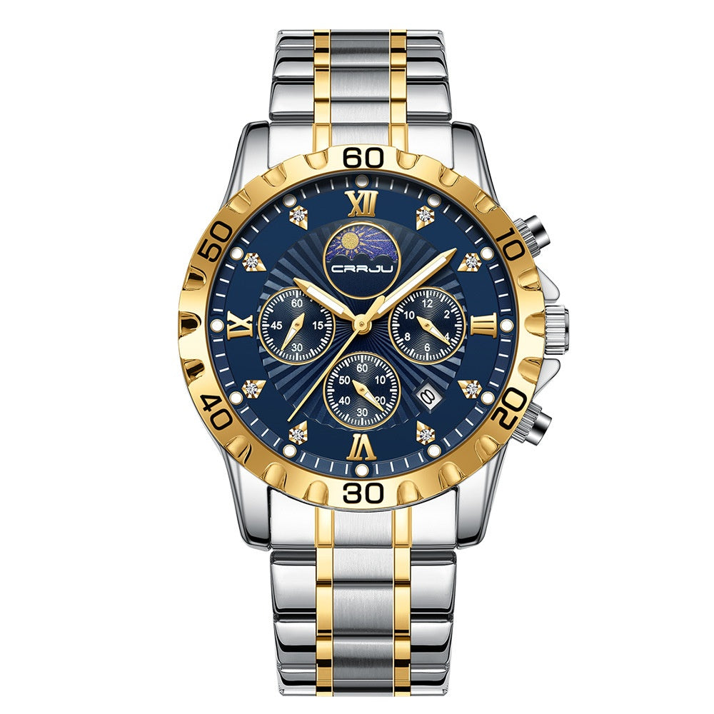 Men's Multifunctional Business Calendar Quartz Watch - ARCHSHOPE