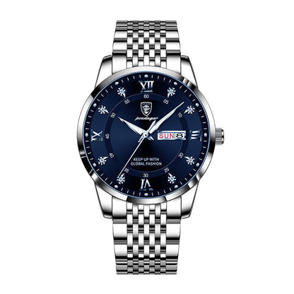 New Men's Watch Waterproof Luminous Calendar - ARCHSHOPE