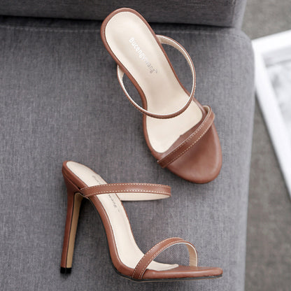 Stiletto sandals women high heels - ARCHSHOPE