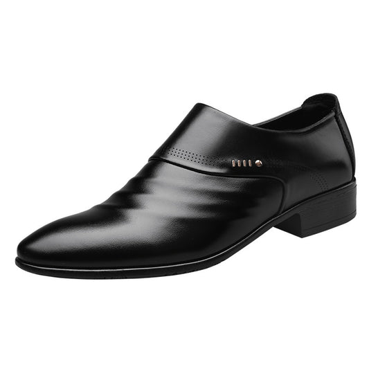 Casual pointed toe shoes men leather shoes men - ARCHSHOPE