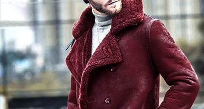 Manteau de fourrure rembourré pour homme