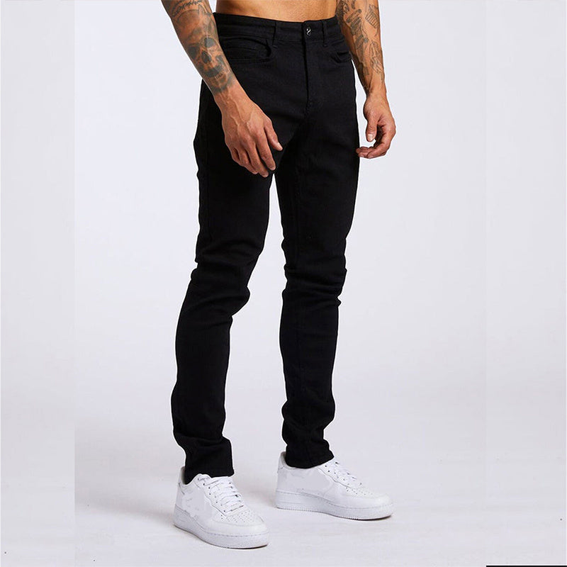 Men's Fashion Casual Slim Fit High Waist Jeans - ARCHSHOPE